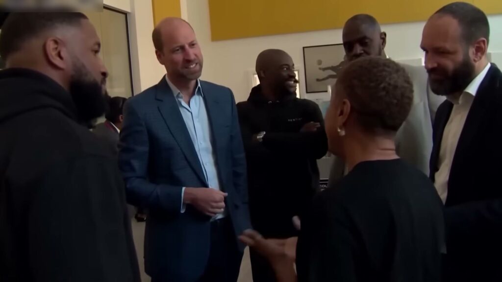 Meeting community leaders after the talk