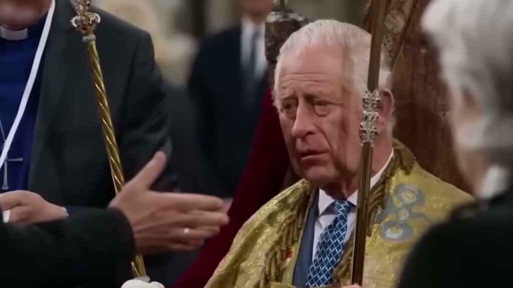 Waiting for the procession to move, hands out of frame