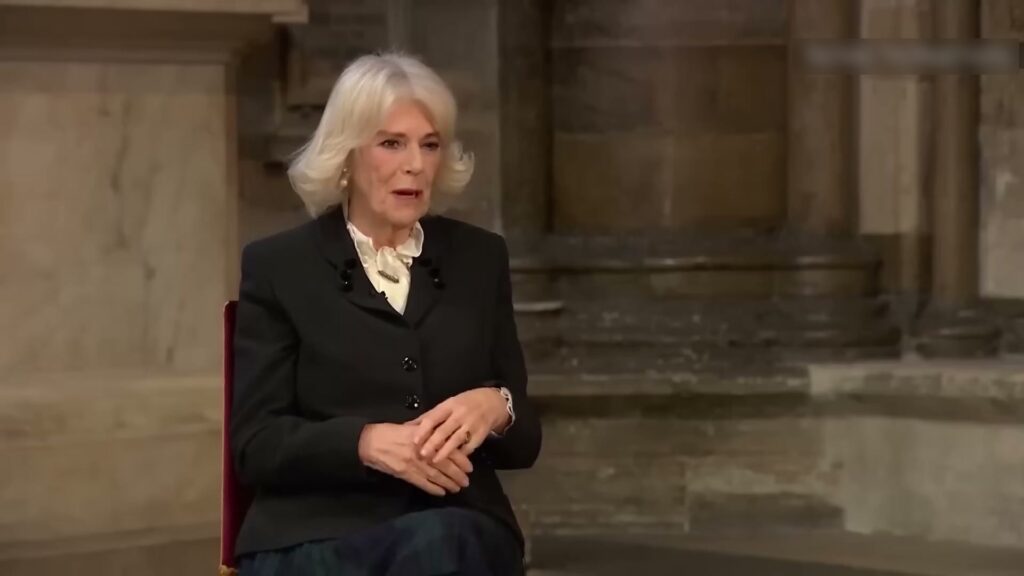 Before the interview, hands folded